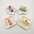 Eco Sugarcane Products Disposables Biodegradable Cake Tray